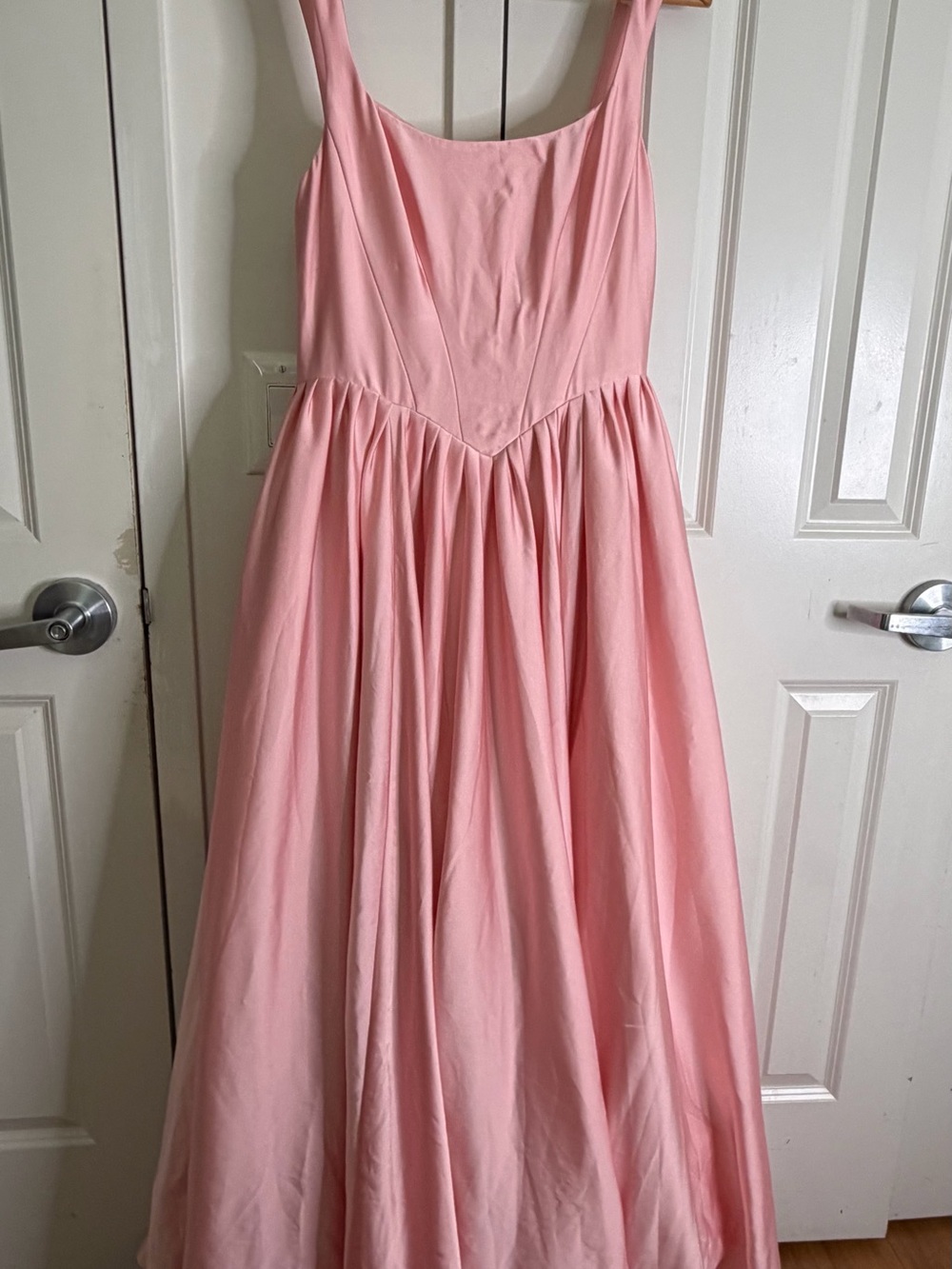 Azazie Light Pink Girls' Sleeveless Full-Skirt Dress